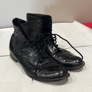 Stacy Adams Black Leather Chukka Boots
